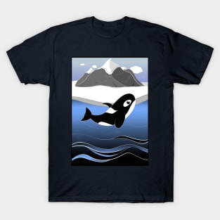 Breaching Arctic Orca T-Shirt